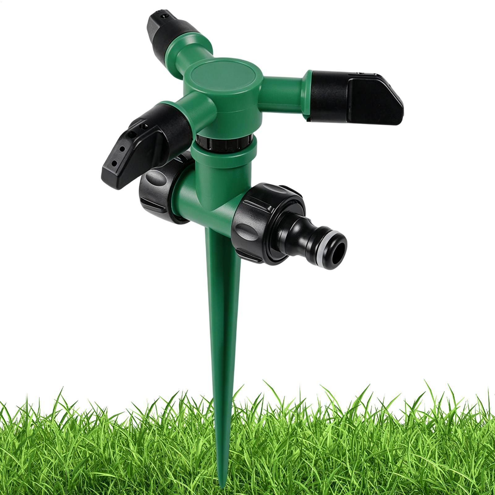 Automatic Watering - สปริงเกอร์น้ำหมุนอัตโนมัติสำหรับสวน สนามหญ้า ระบบชลประทาน ครอบคลุมพื้นที่ 360 องศา