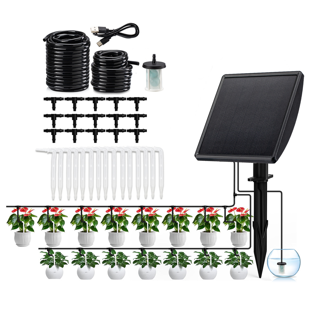 Smart Pot - ปั๊มน้ำหยดอัตโนมัติพลังงานแสงอาทิตย์ ระบบรดน้ำอัจฉริยะสำหรับสวน ระเบียง และต้นไม้ในกระถาง