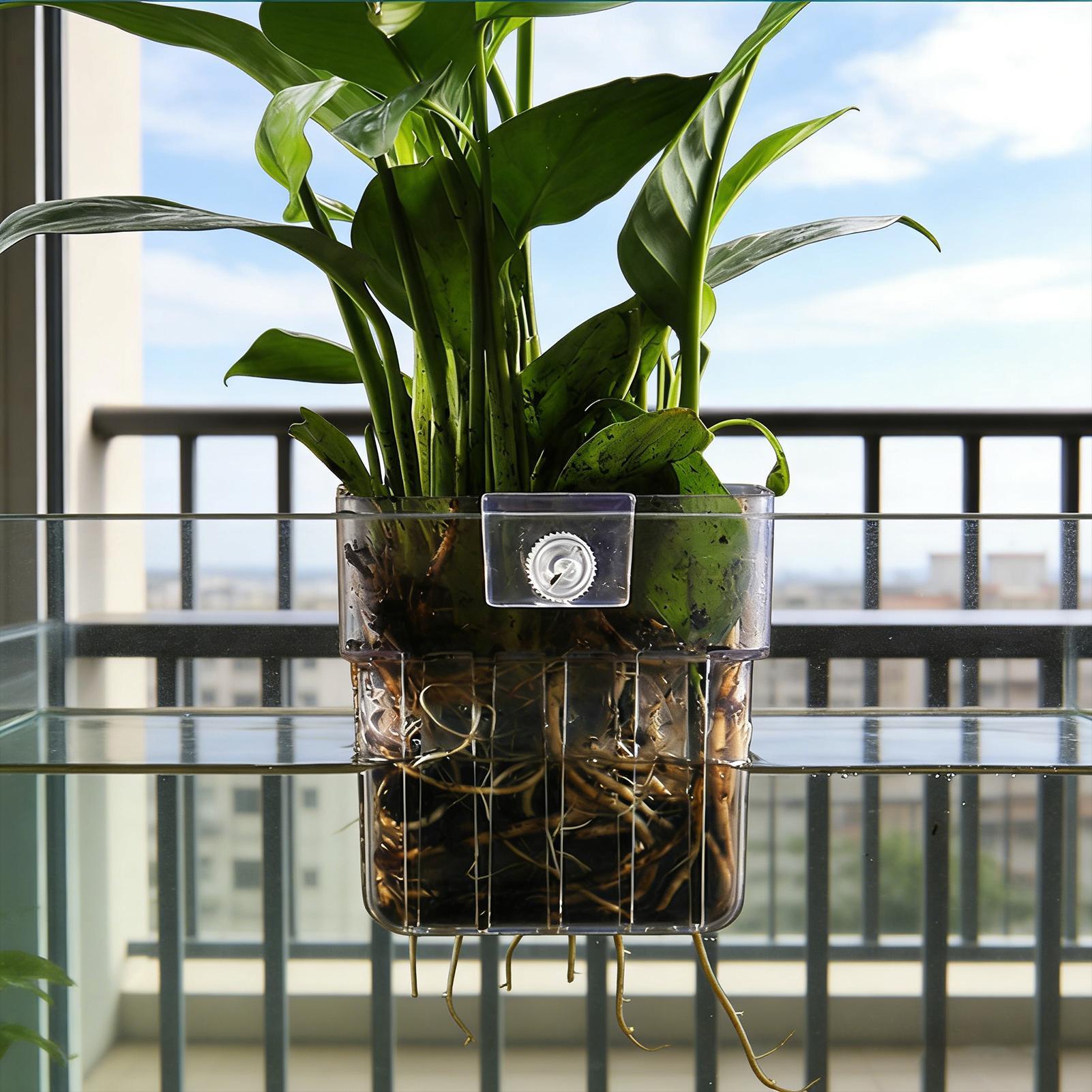 กระถางปลูกพืชแบบแขวนโปร่งใสสำห - Hydroponic Grow Pod บทวิจารณ์และราคา