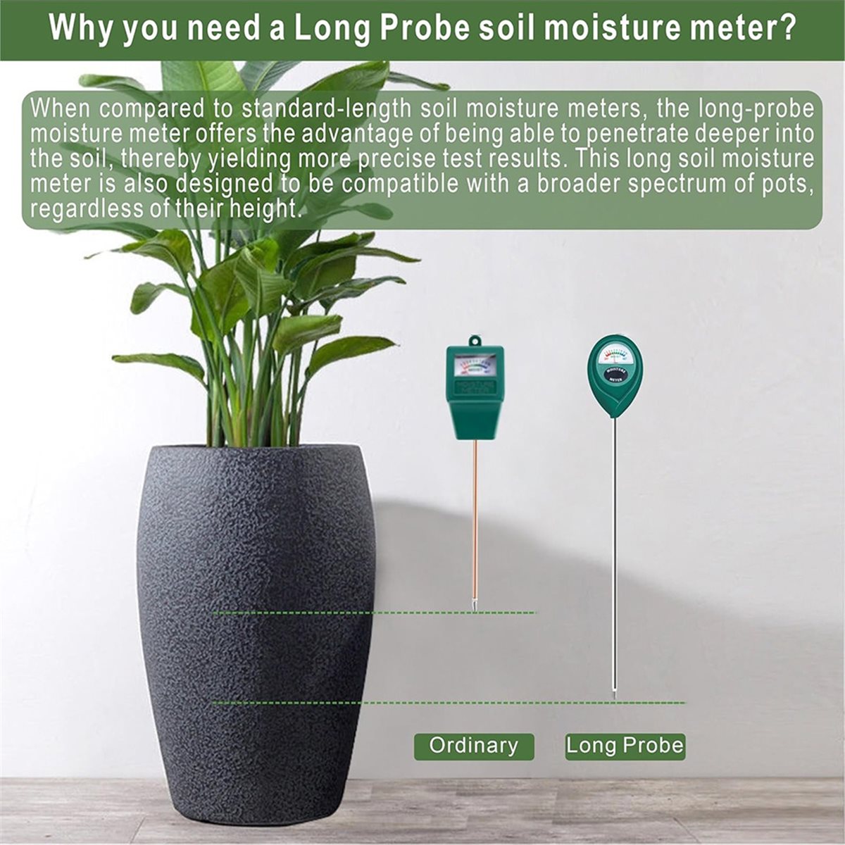เครื่องวัดความชื้นในดินแบบหัวว - Plant Monitor บทวิจารณ์และราคา