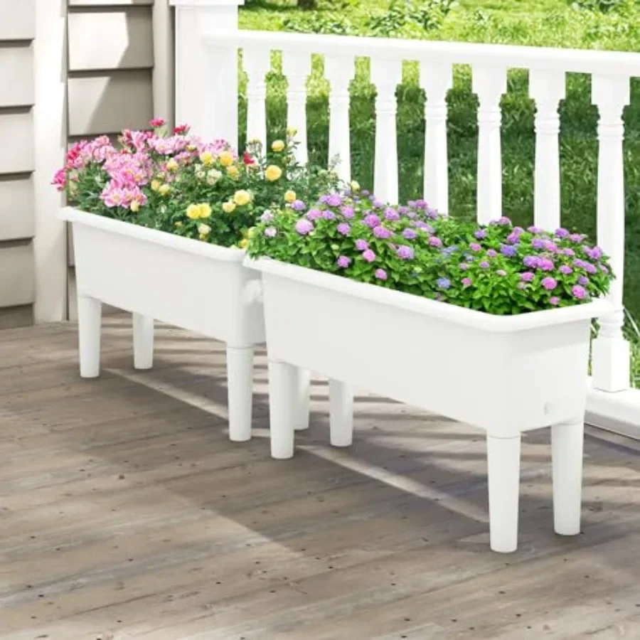 ชุดกระถางปลูกแบบยกสูงสำหรับใช้ - Self Watering Planter บทวิจารณ์และราคา