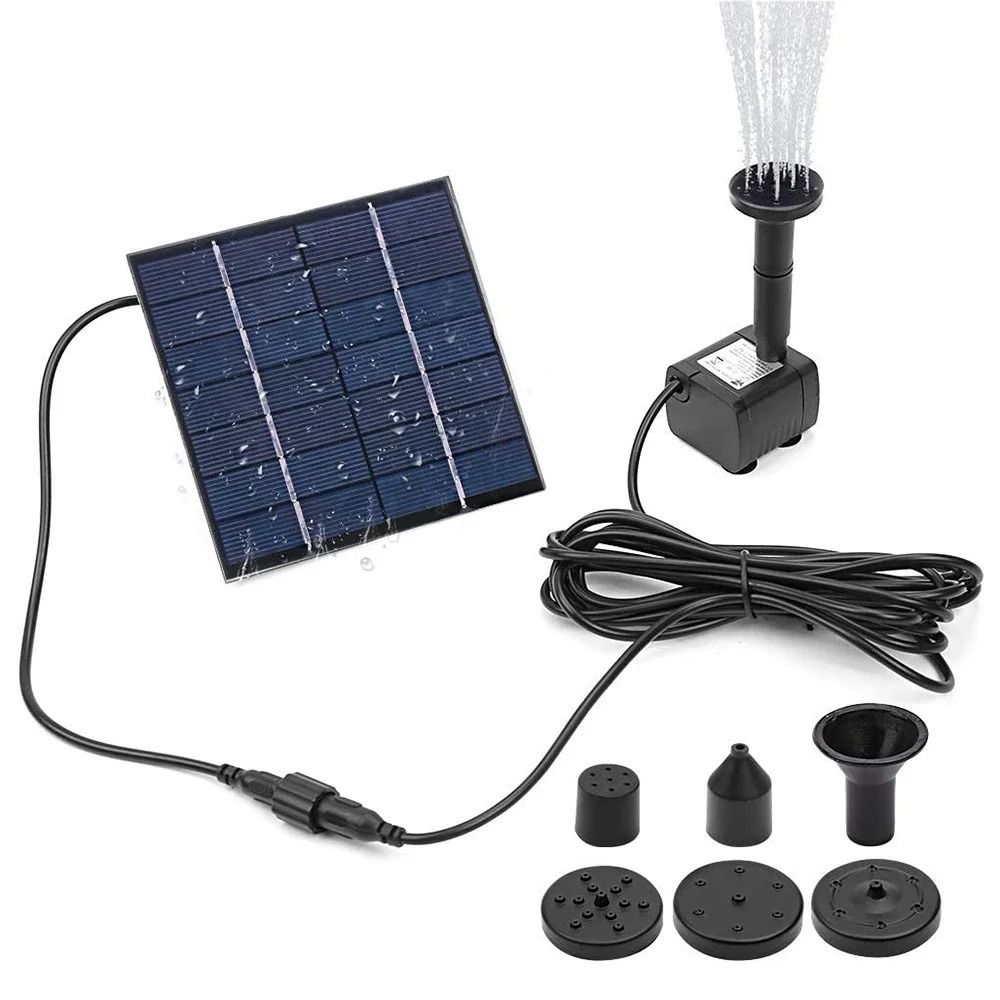 ปั๊มน้ำพุพลังงานแสงอาทิตย์ขนาด - Indoor Garden Kit บทวิจารณ์และราคา