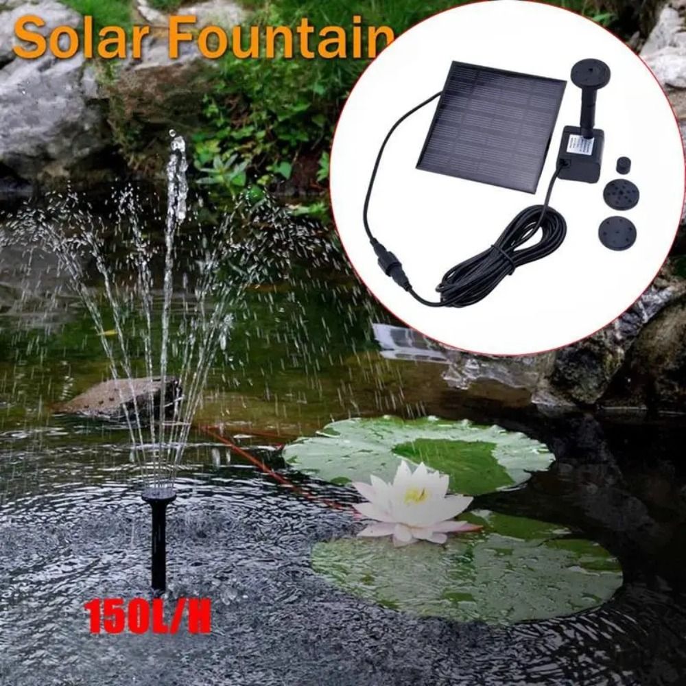 ปั๊มน้ำพุพลังงานแสงอาทิตย์ขนาด - Indoor Garden Kit บทวิจารณ์และราคา