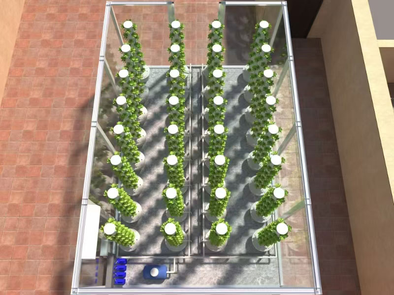 หอปลูกพืชแนวตั้งสำหรับใช้ในบ้า - Hydroponic Tower บทวิจารณ์และราคา