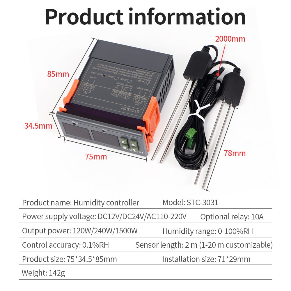 เซ็นเซอร์โมดูลความชื้นในดิน ST - Plant Monitor บทวิจารณ์และราคา
