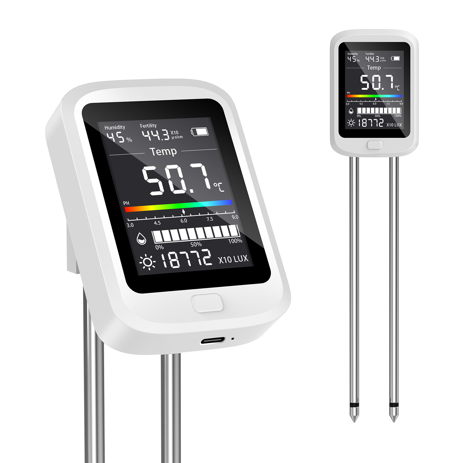 เครื่องวัดความชื้นในดิน 6-in-1 - Plant Monitor บทวิจารณ์และราคา