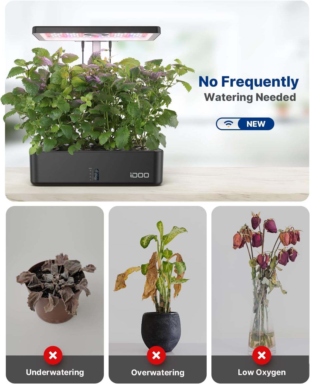 ระบบปลูกพืชไฮโดรโพนิกส์แบบ WiF - Indoor Garden Kit บทวิจารณ์และราคา