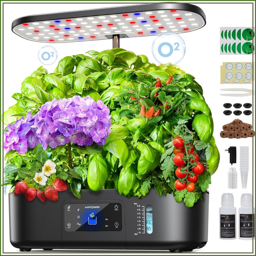 สวนไฮโดรโปนิกส์ในร่ม 12 ช่อง พ - Hydroponic Grow Pod บทวิจารณ์และราคา
