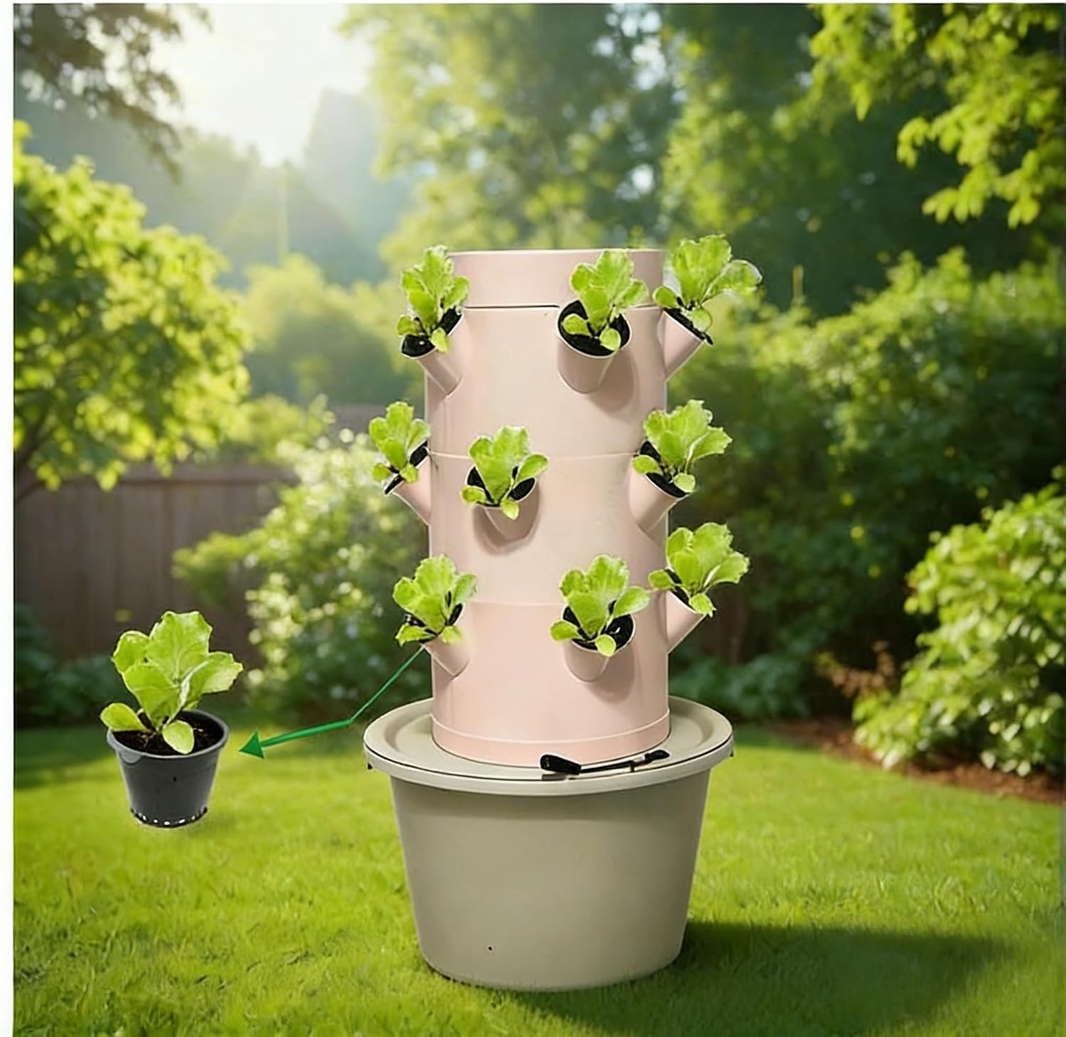 ระบบปลูกผักไฮโดรโพนิกส์แนวตั้ง - Indoor Garden Kit บทวิจารณ์และราคา