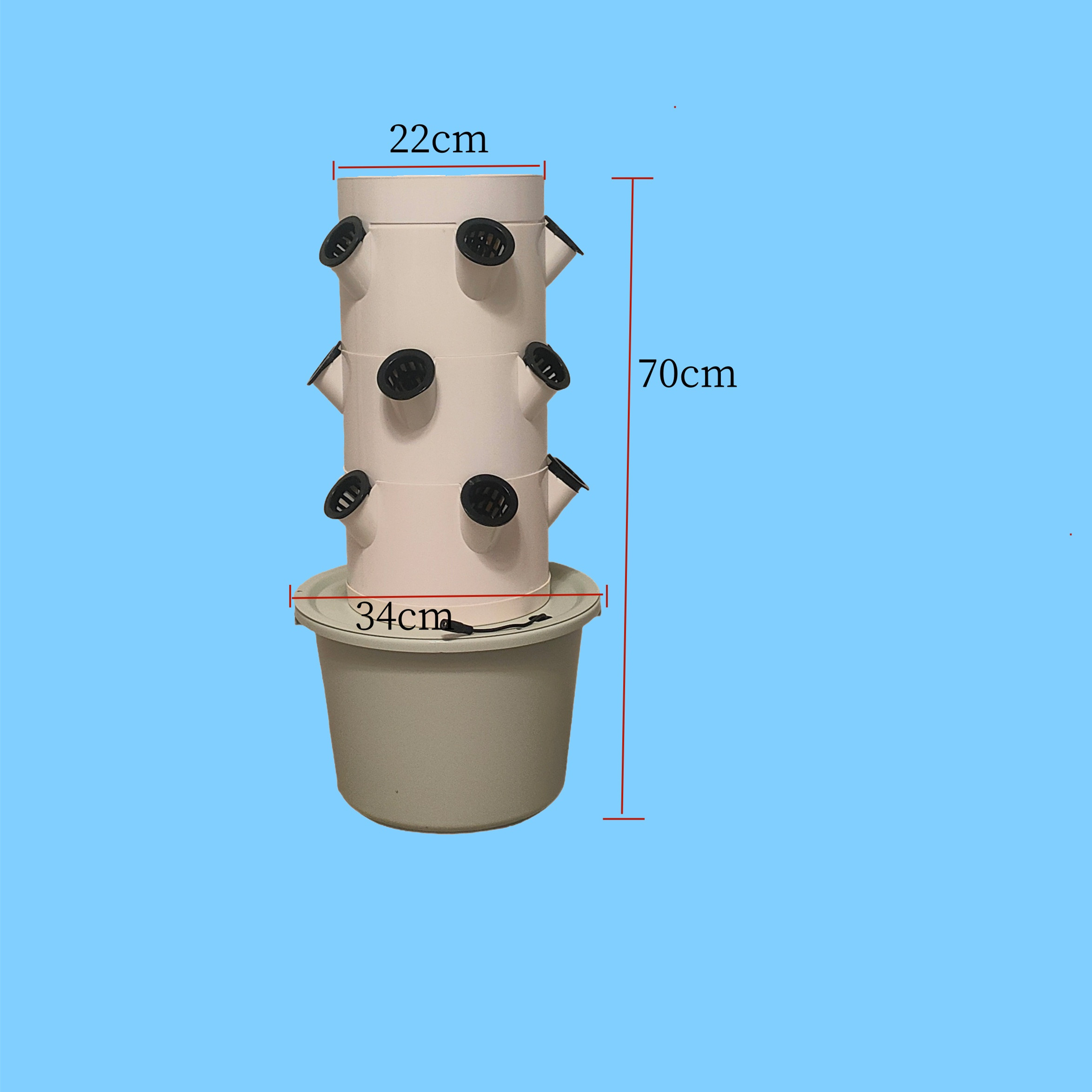 ระบบปลูกผักไฮโดรโพนิกส์แนวตั้ง - Indoor Garden Kit บทวิจารณ์และราคา