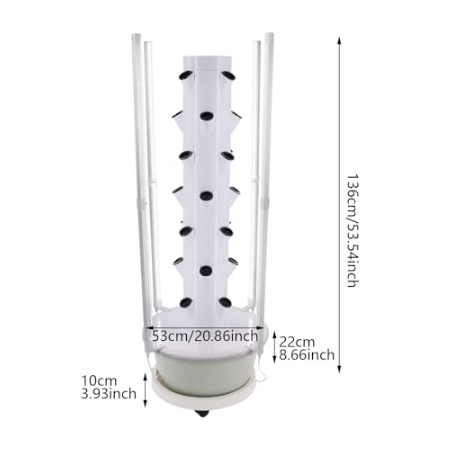 หอปลูกพืชแบบไฮโดรโปนิกส์สำหรับ - Hydroponic Tower บทวิจารณ์และราคา